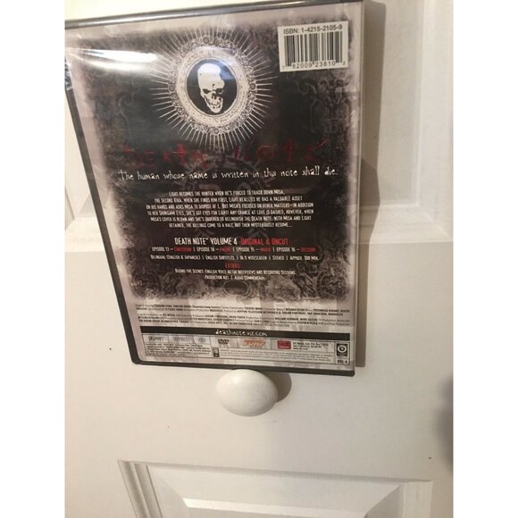 New Death Note - Vol. 4 (DVD, 2008, ORIGINAL AND UNCUT) Anime - Picture 2 of 4